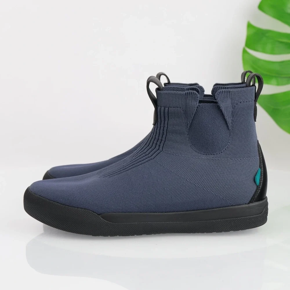 Vessi Womens Weekend Chelsea Sneakers Boots Size 9 Waterproof Blue Shoes Booties